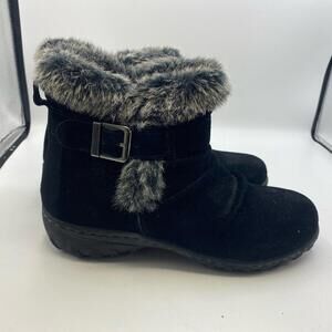 Khombu Lindsey Boot for Women, Size 7 - Black Winter Fall